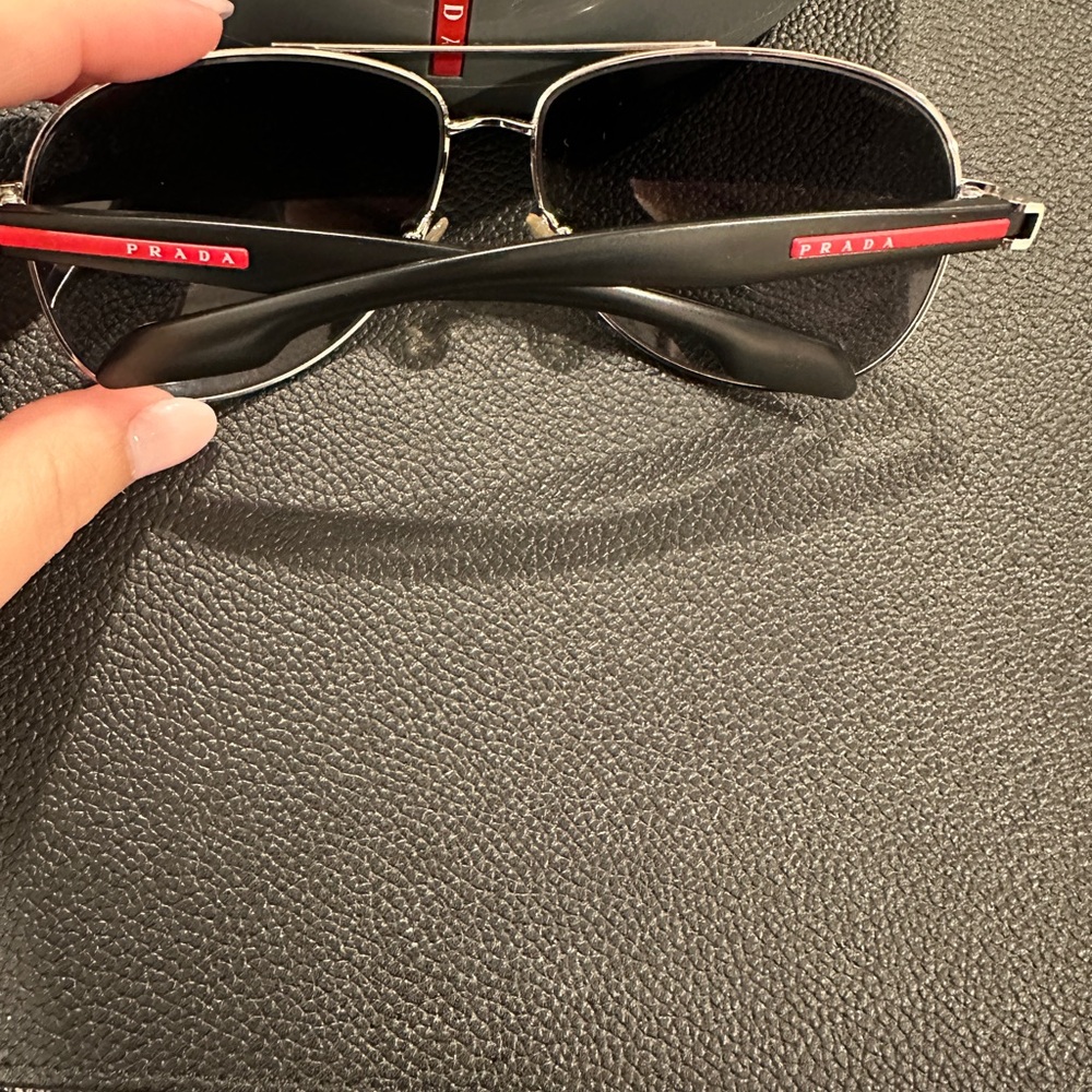 Prada Linea Rossa Ops Aviator Sunglasses - Picture 7 of 10